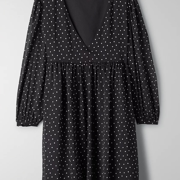 Aritzia black polka dot dress - size small - Picture 5 of 5